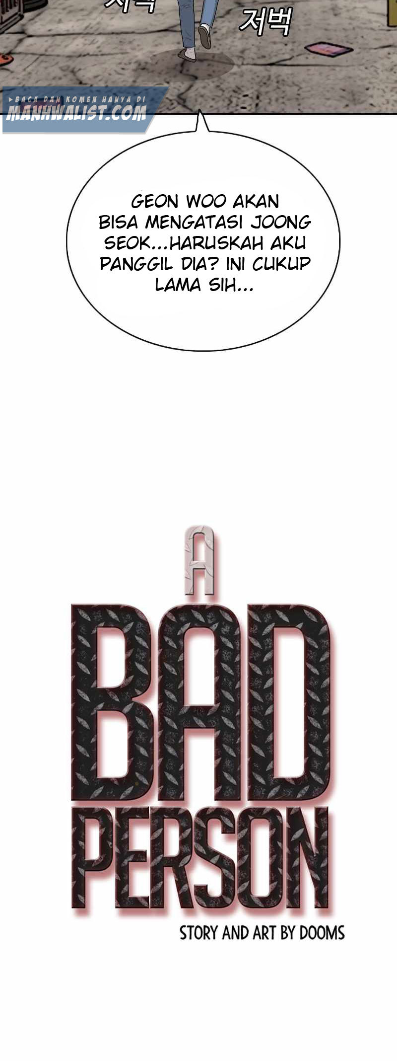 A Bad Person Chapter 92 Halaman 4