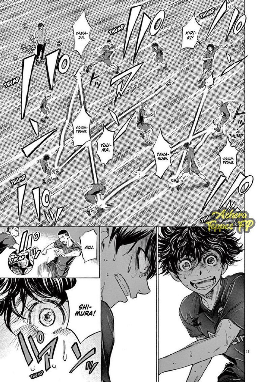 Ao Ashi Chapter 121 Halaman 13