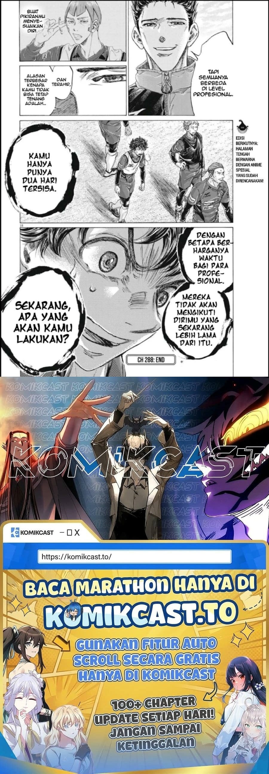 Ao Ashi Chapter 288 Halaman 19