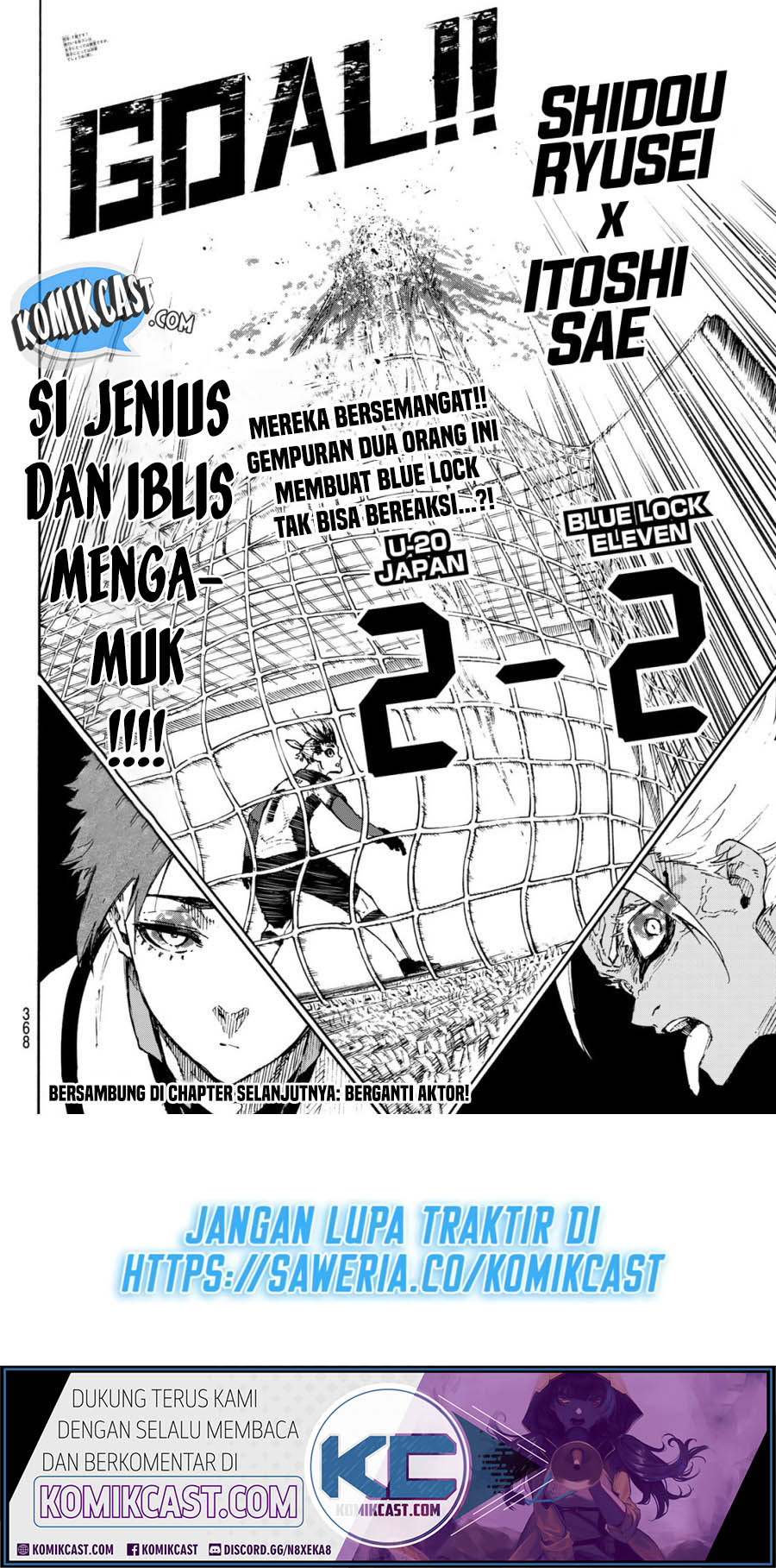 Blue Lock Chapter 127 Halaman 19