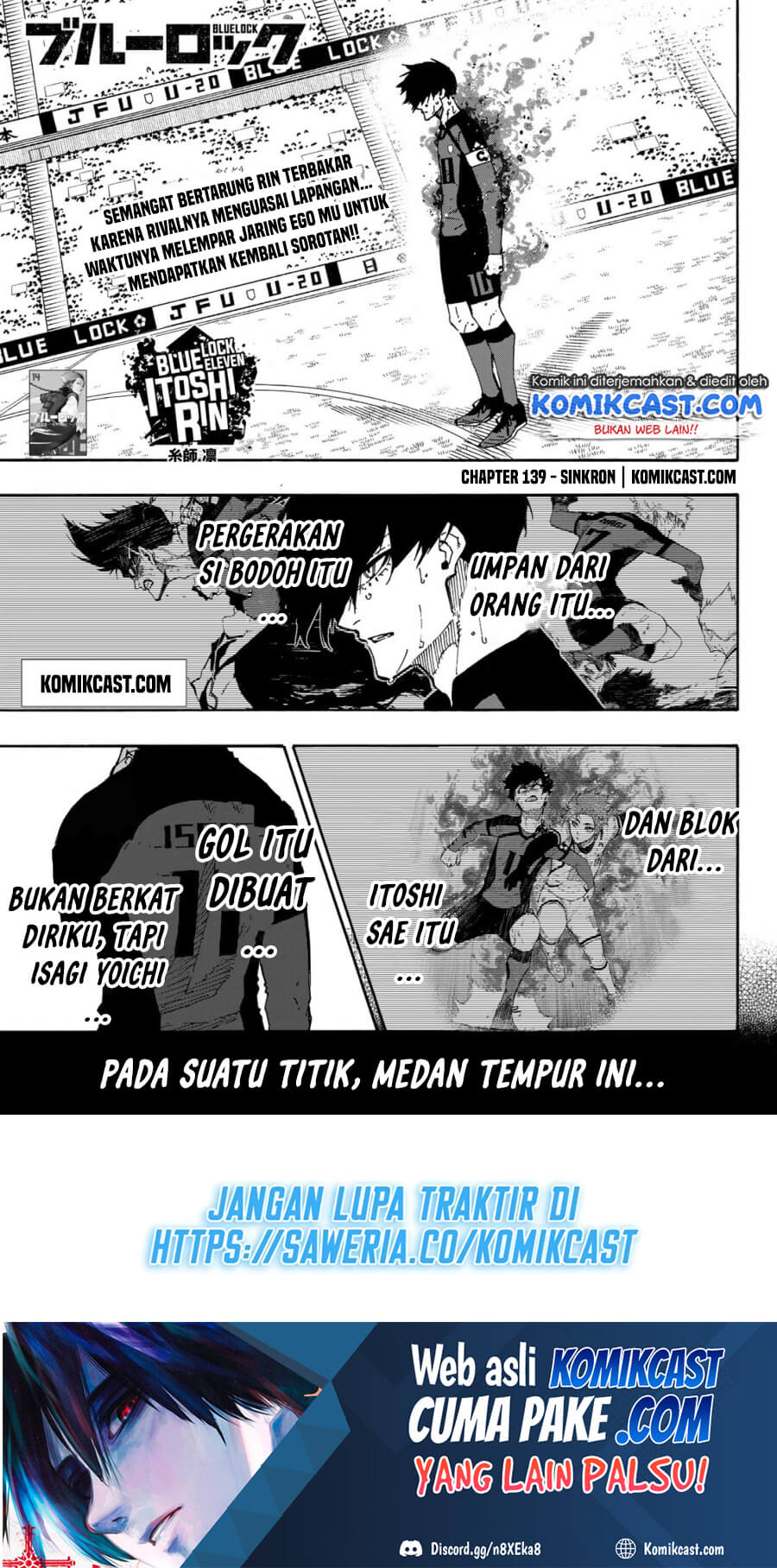Blue Lock Chapter 139 Halaman 2
