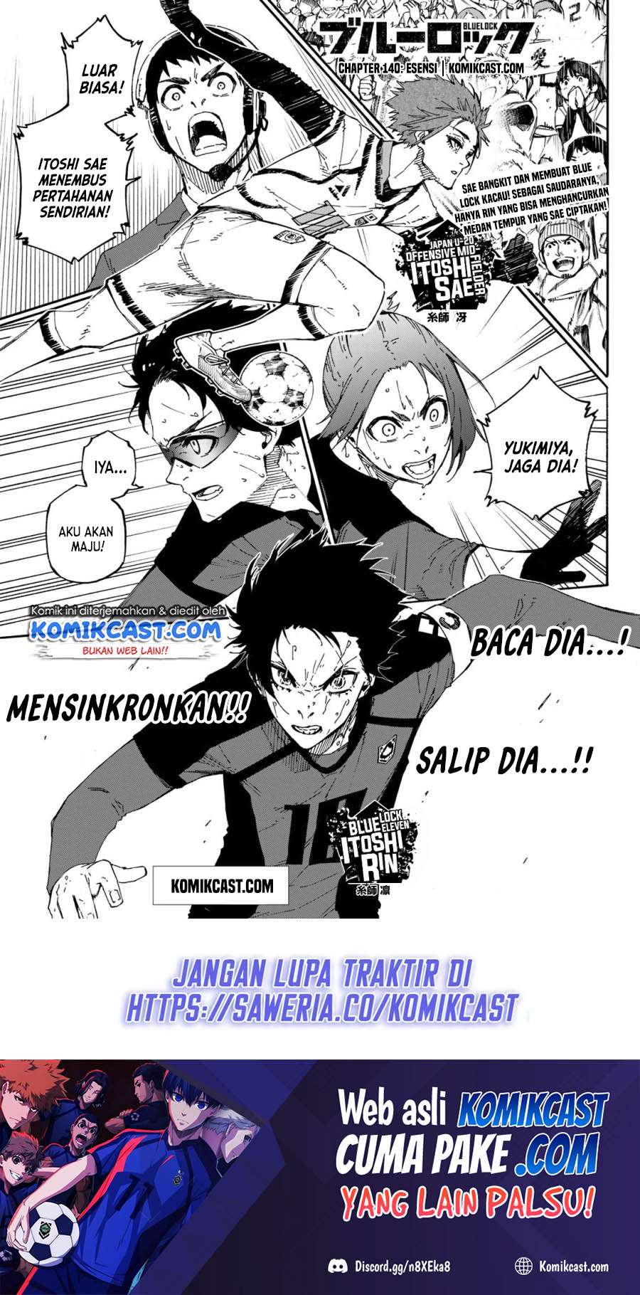 Blue Lock Chapter 140 Halaman 2