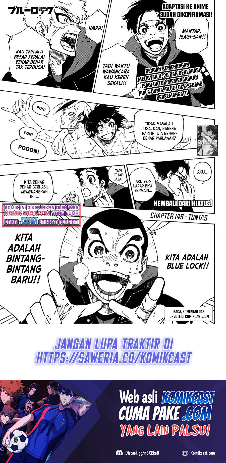 Blue Lock Chapter 149 Halaman 2