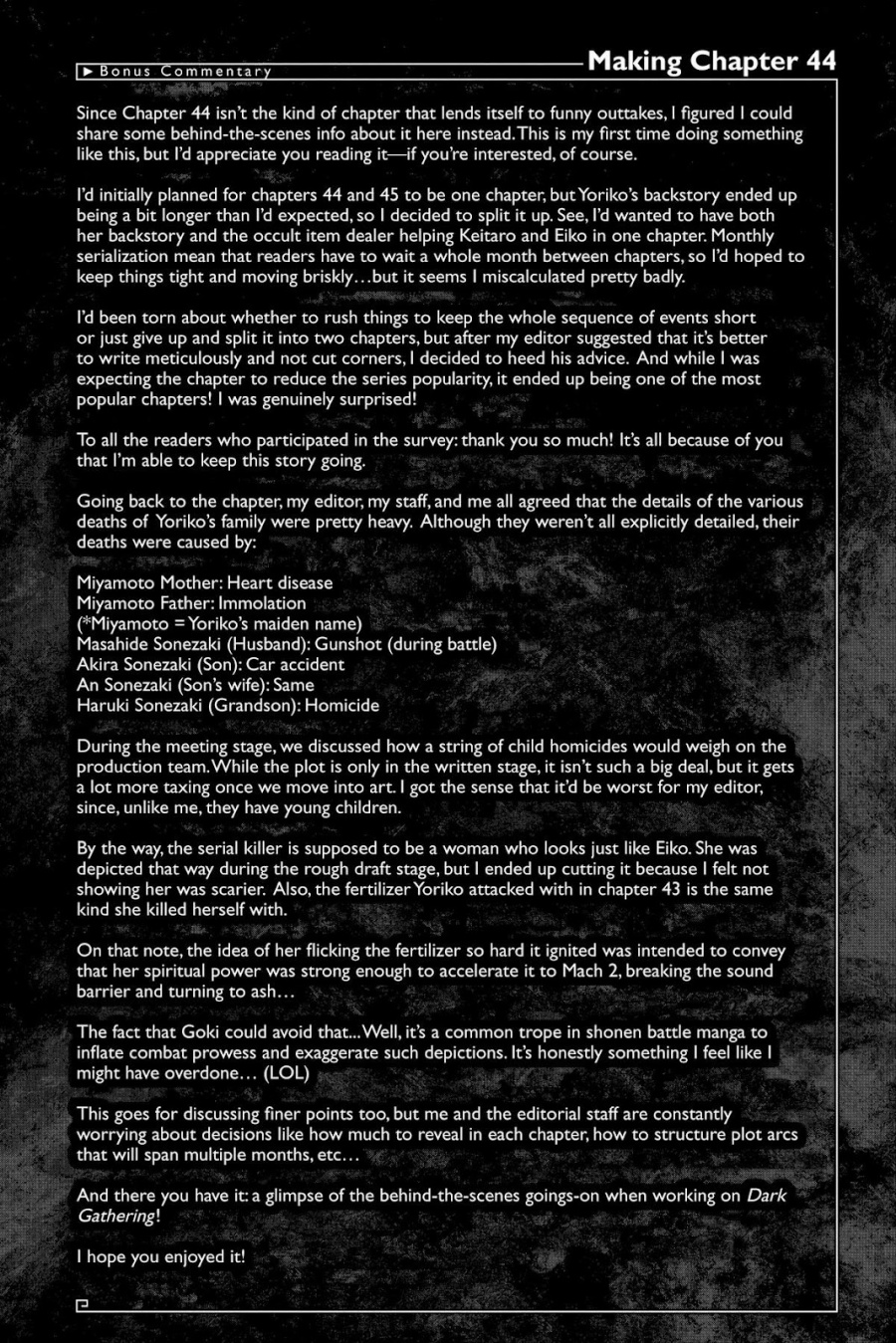 Dark Gathering Chapter 44 Halaman 50