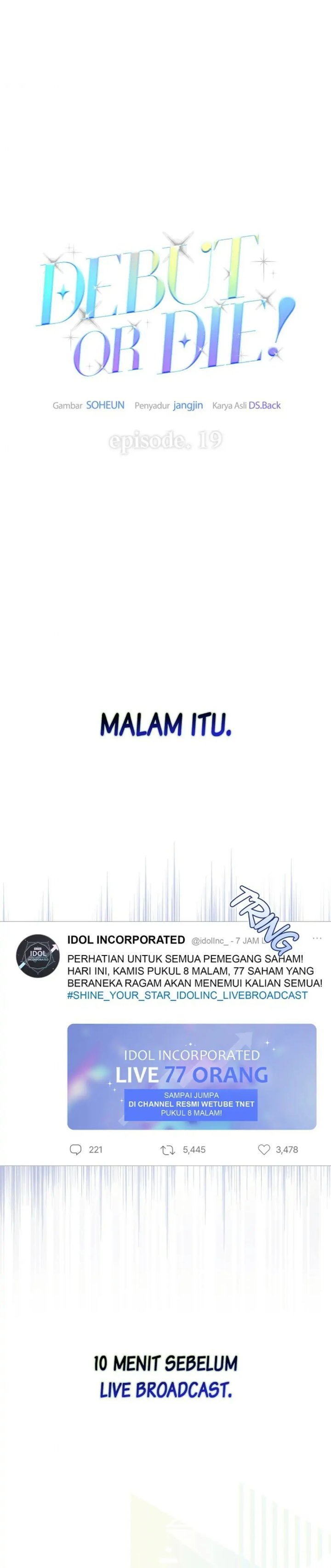 Debut Or Die Chapter 19 Halaman 12