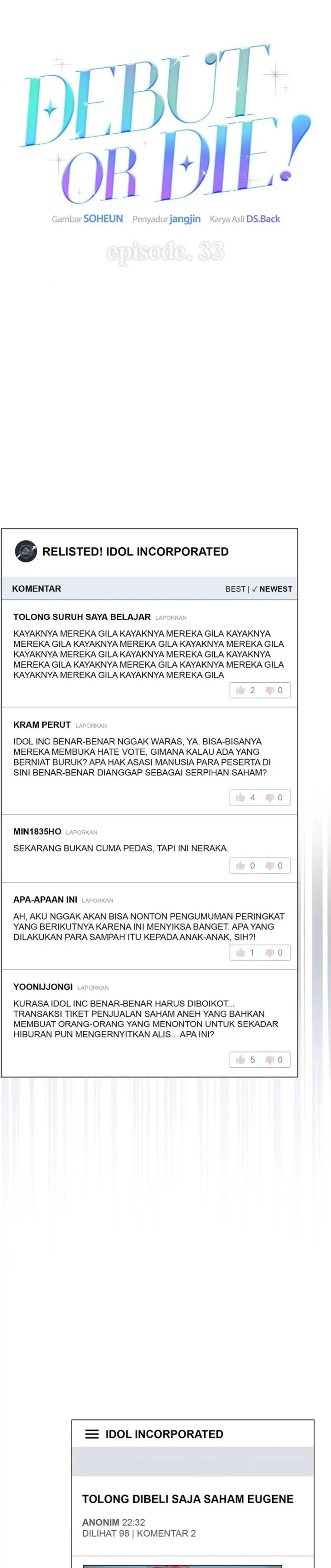 Debut Or Die Chapter 33 Halaman 14