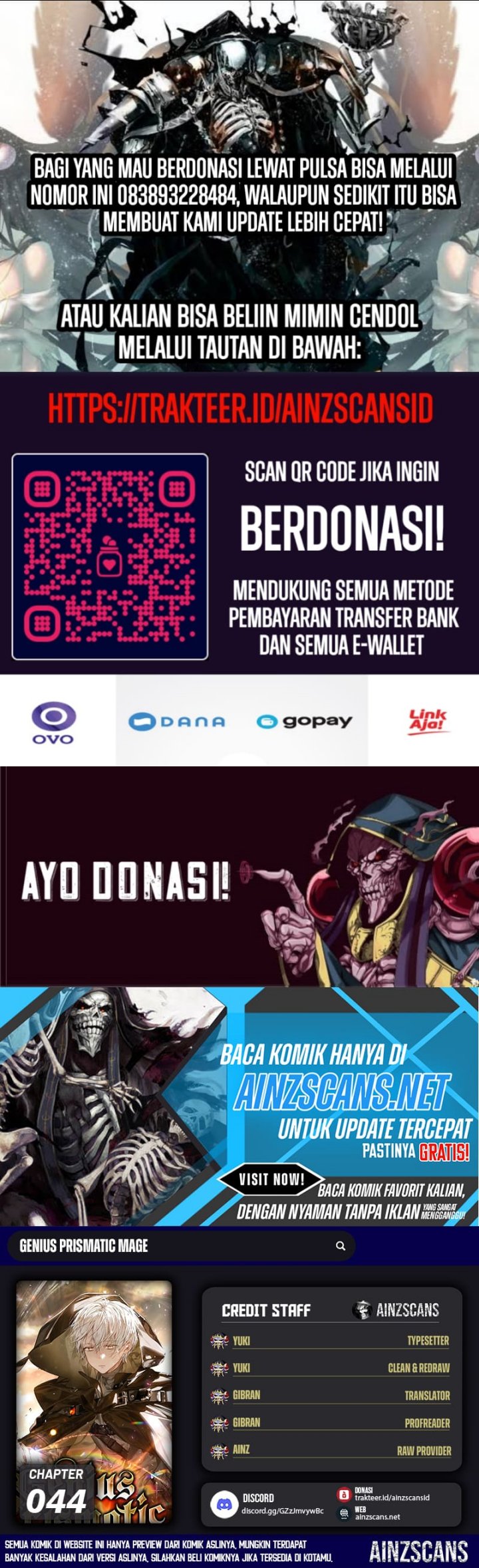 Genius Prismatic Mage Chapter 44 Halaman 1