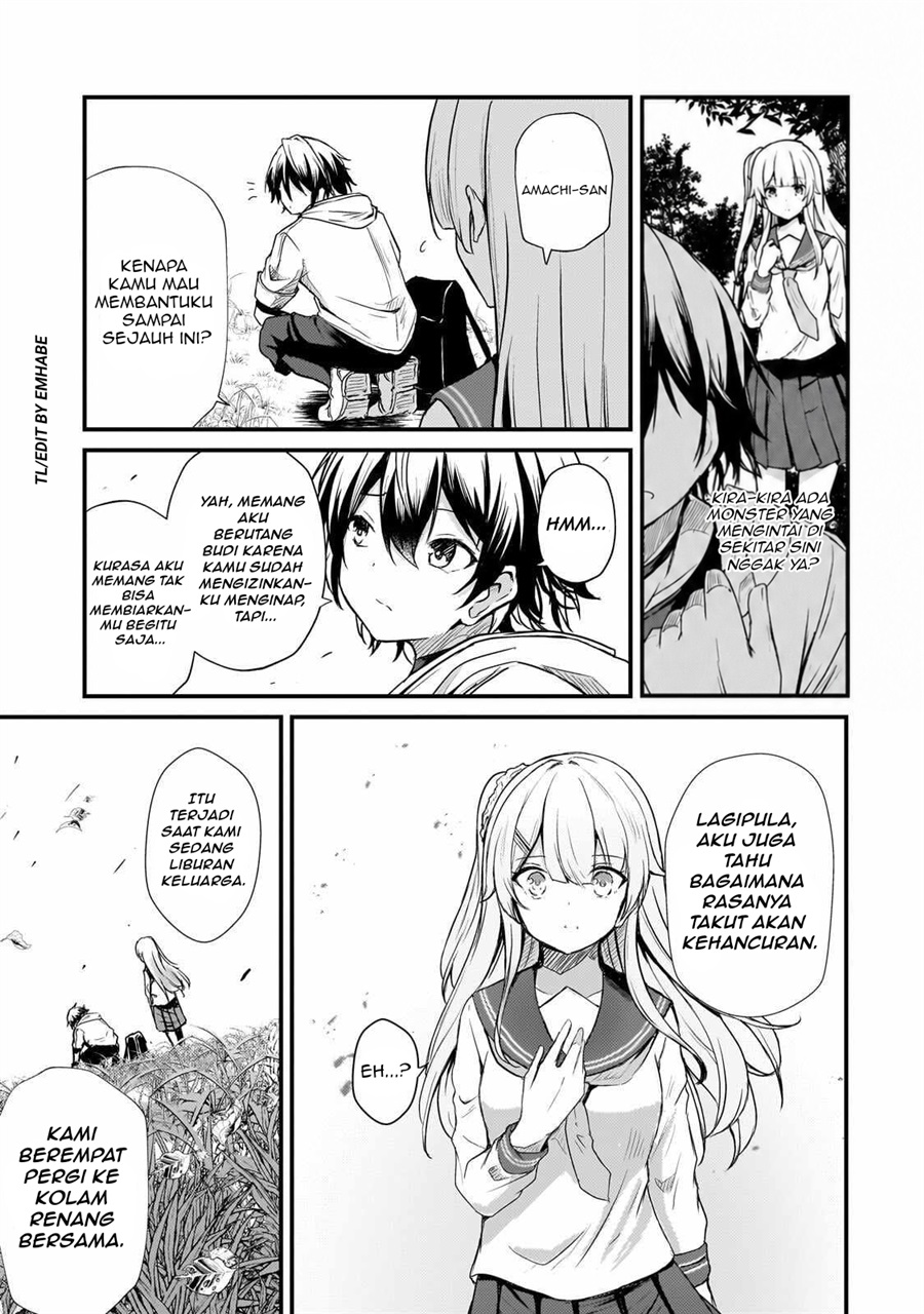 Hai No Sekai Wa Kami No Me De Irodoku Ore Dake Mieru Status De Saijaku Kara Saikyou E Kageagaru Chapter 15 Halaman 6