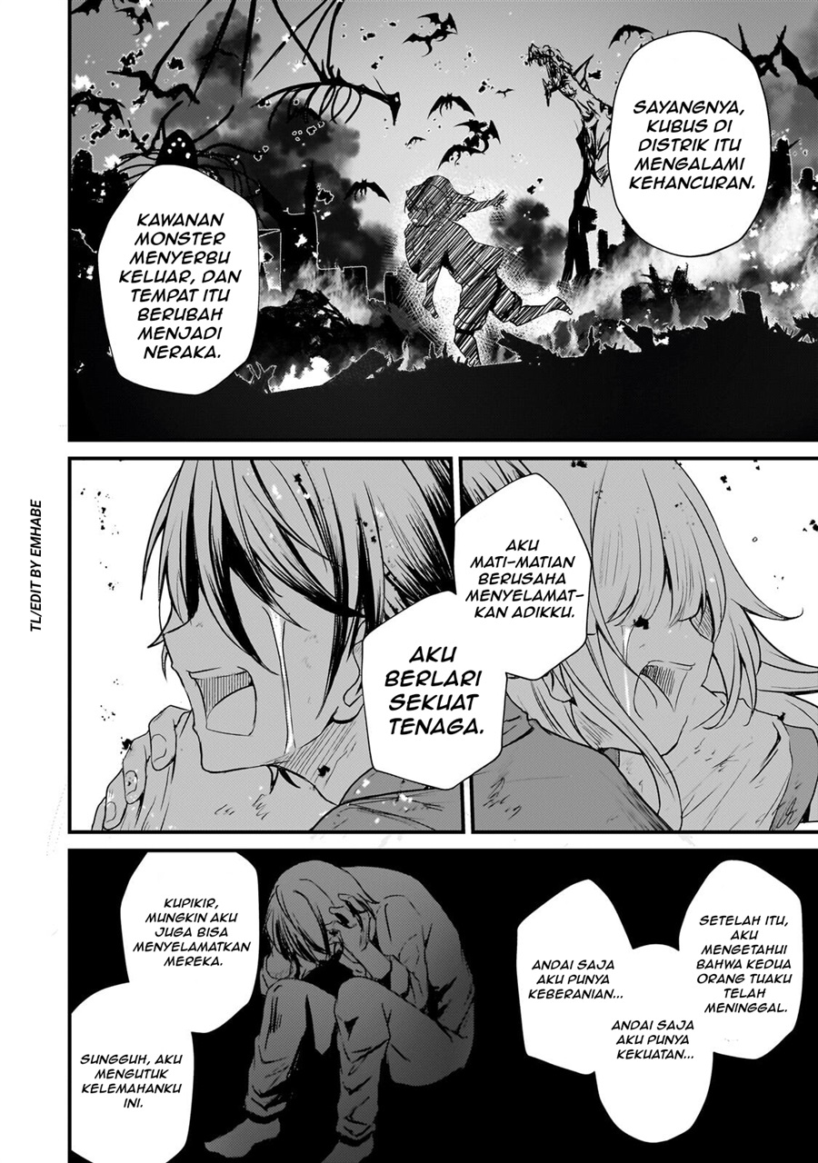 Hai No Sekai Wa Kami No Me De Irodoku Ore Dake Mieru Status De Saijaku Kara Saikyou E Kageagaru Chapter 15 Halaman 7