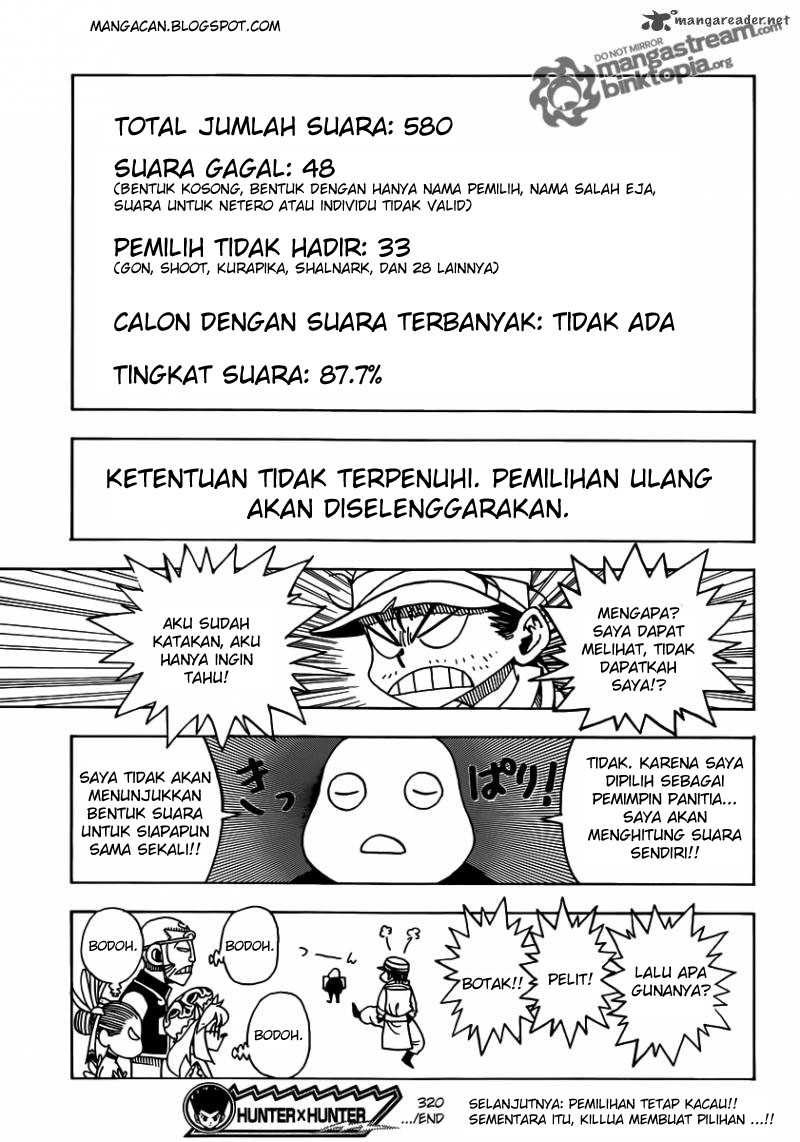 Hunter X Hunter Chapter 320 Halaman 17