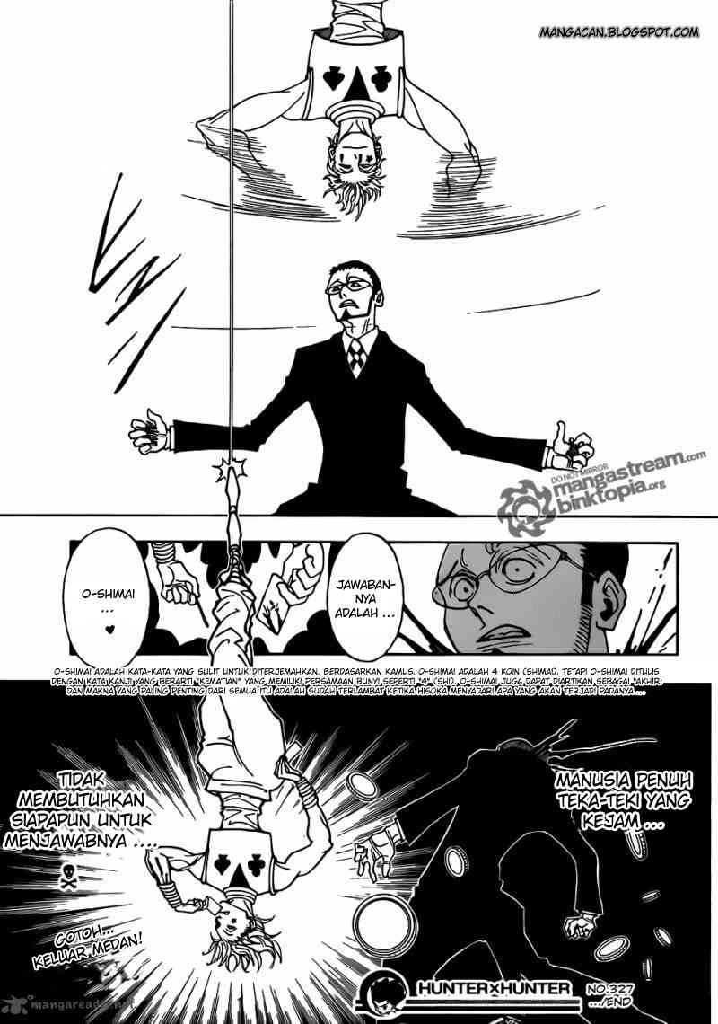 Hunter X Hunter Chapter 327 Halaman 20