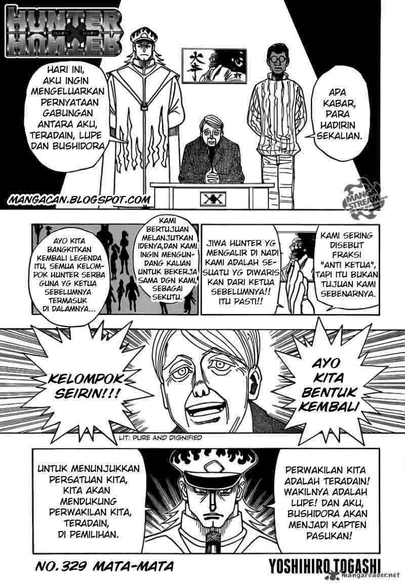 Hunter X Hunter Chapter 329 Halaman 2