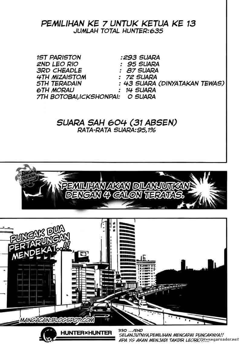 Hunter X Hunter Chapter 330 Halaman 19