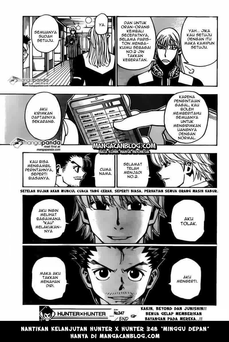 Hunter X Hunter Chapter 347 Halaman 19