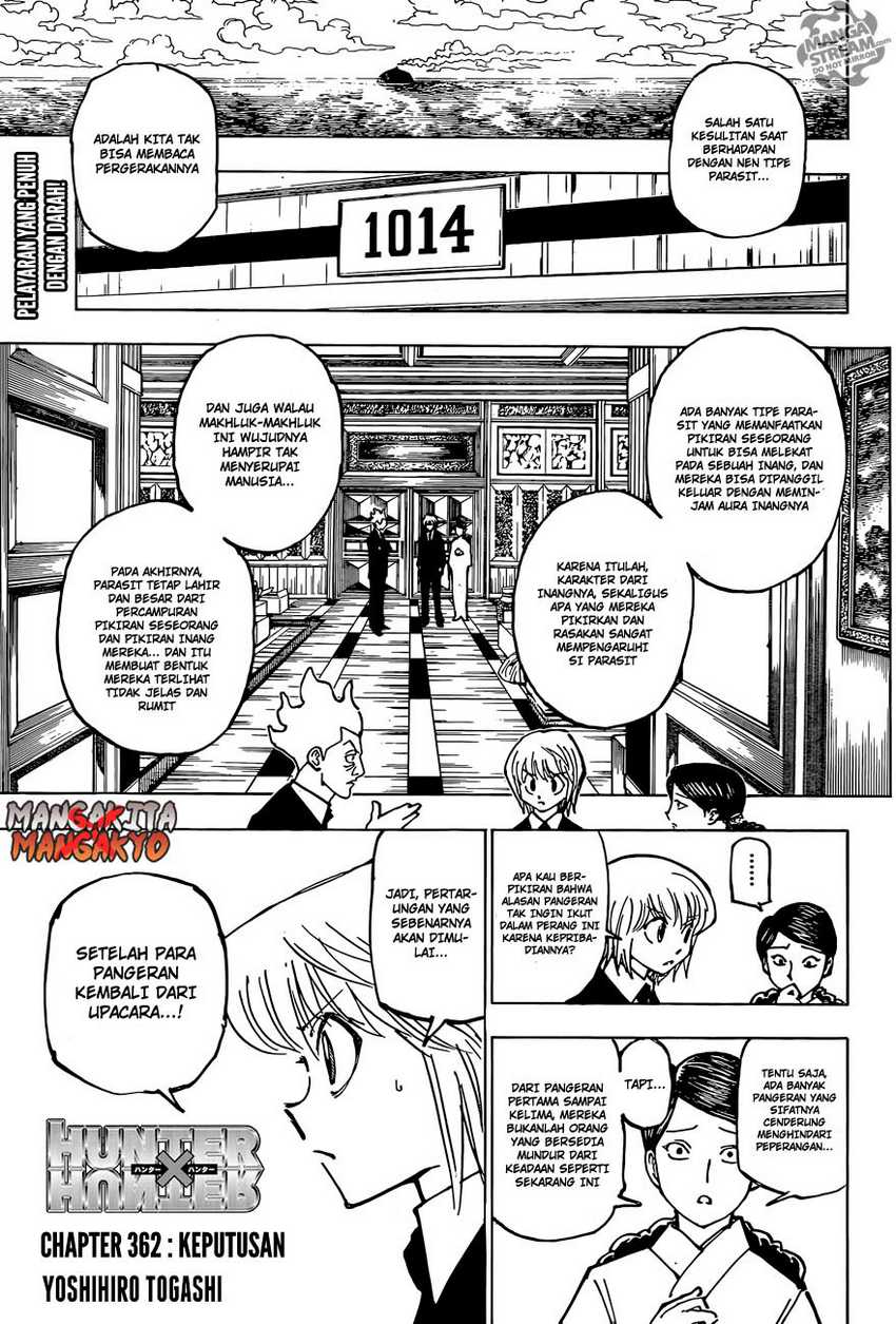 Hunter X Hunter Chapter 362 Halaman 2