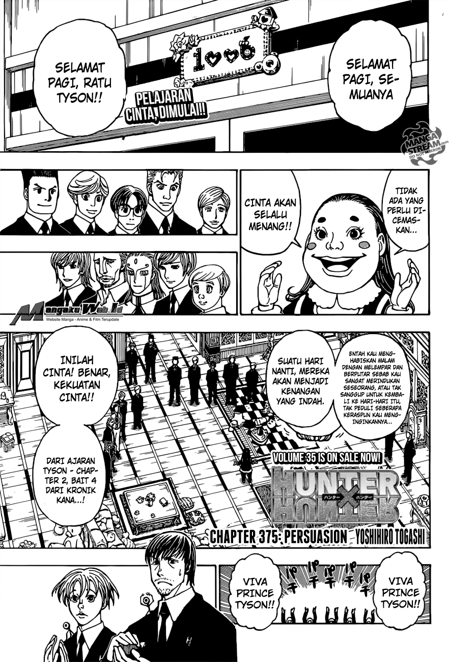 Hunter X Hunter Chapter 375 Halaman 2