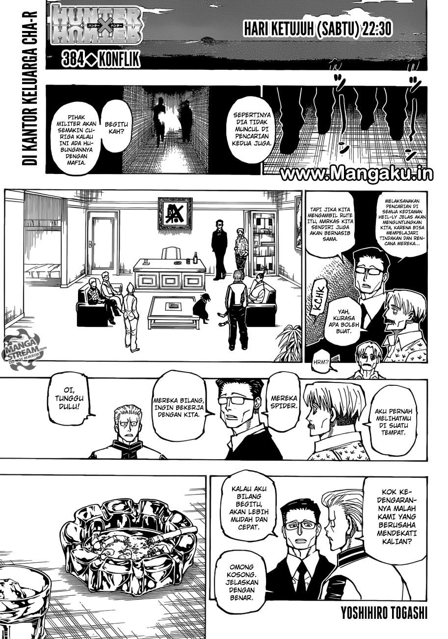 Hunter X Hunter Chapter 384 Halaman 2