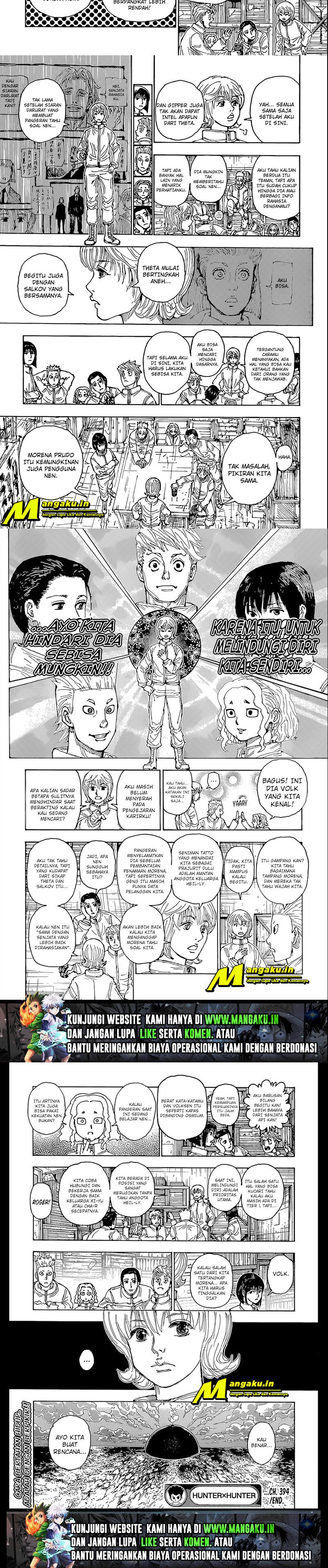 Hunter X Hunter Chapter 394 Halaman 6