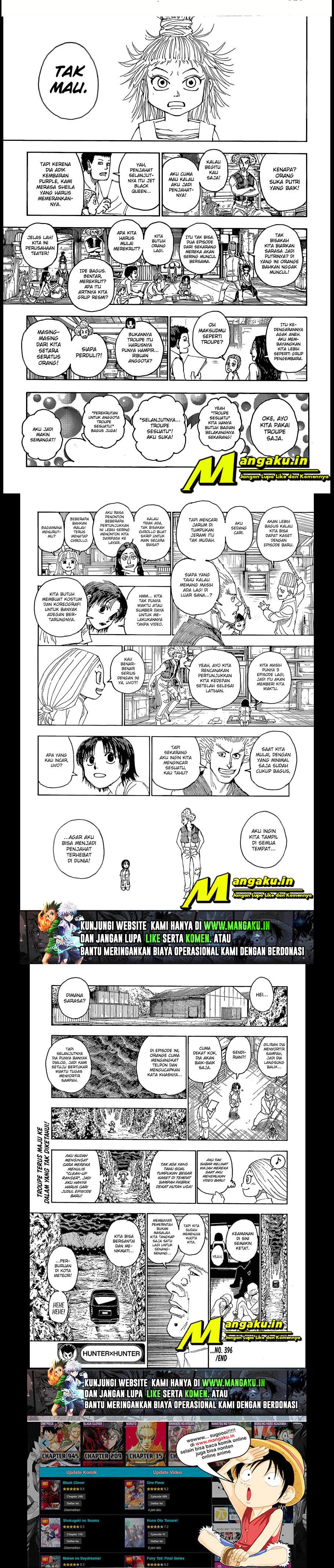 Hunter X Hunter Chapter 396 Halaman 6