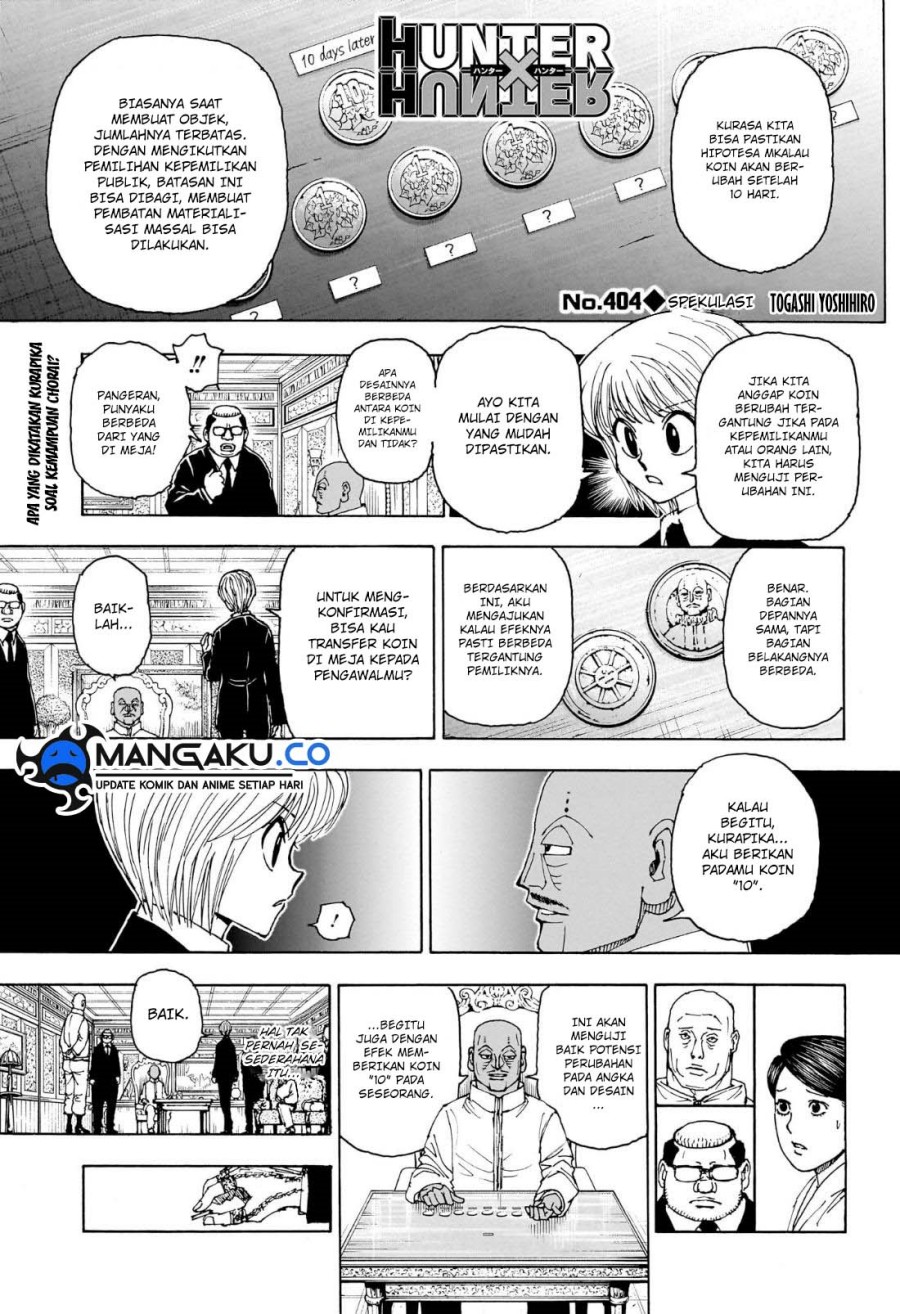 Hunter X Hunter Chapter 404 Halaman 2