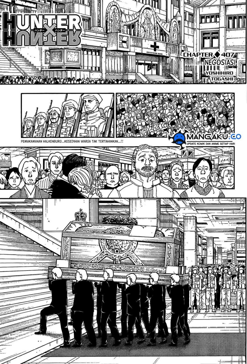 Hunter X Hunter Chapter 407 Halaman 2