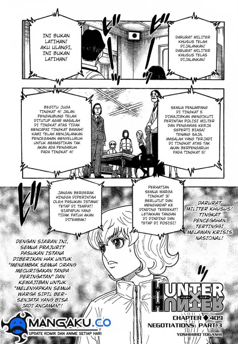 Hunter X Hunter Chapter 409 Halaman 2