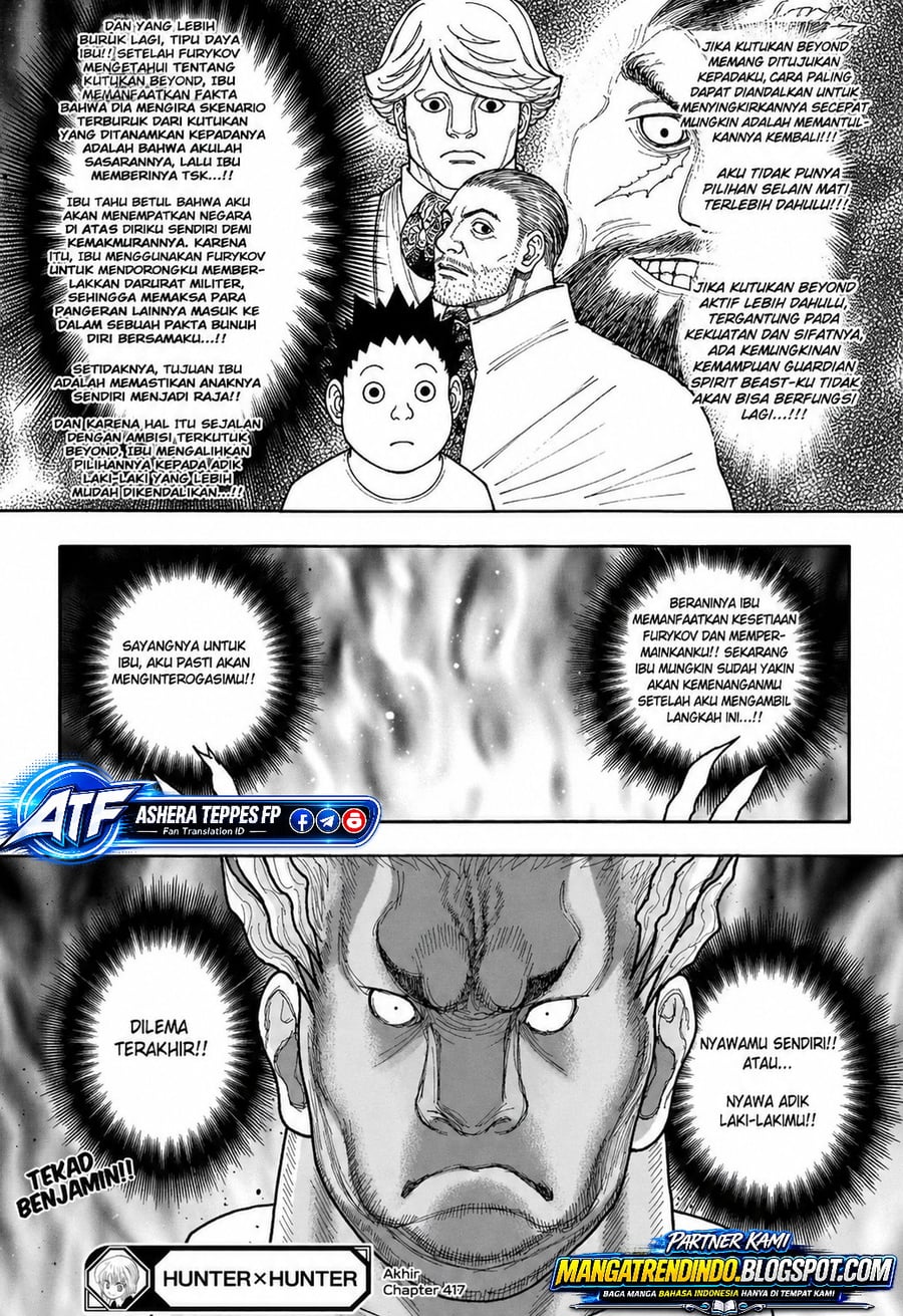 Hunter X Hunter Chapter 417 Halaman 20