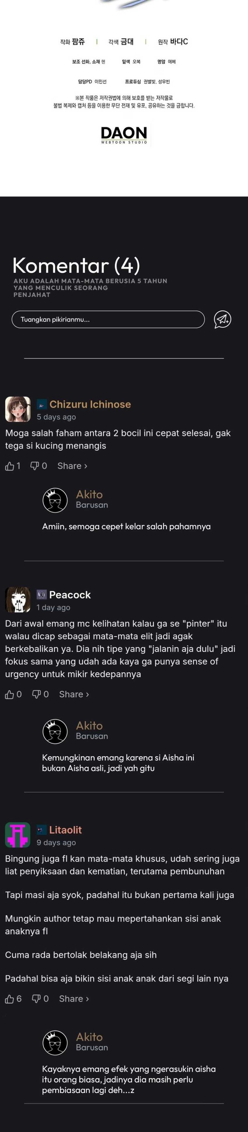 I Am The 5 Year Old Spy Who Kidnapped The Villain Chapter 36 Halaman 52
