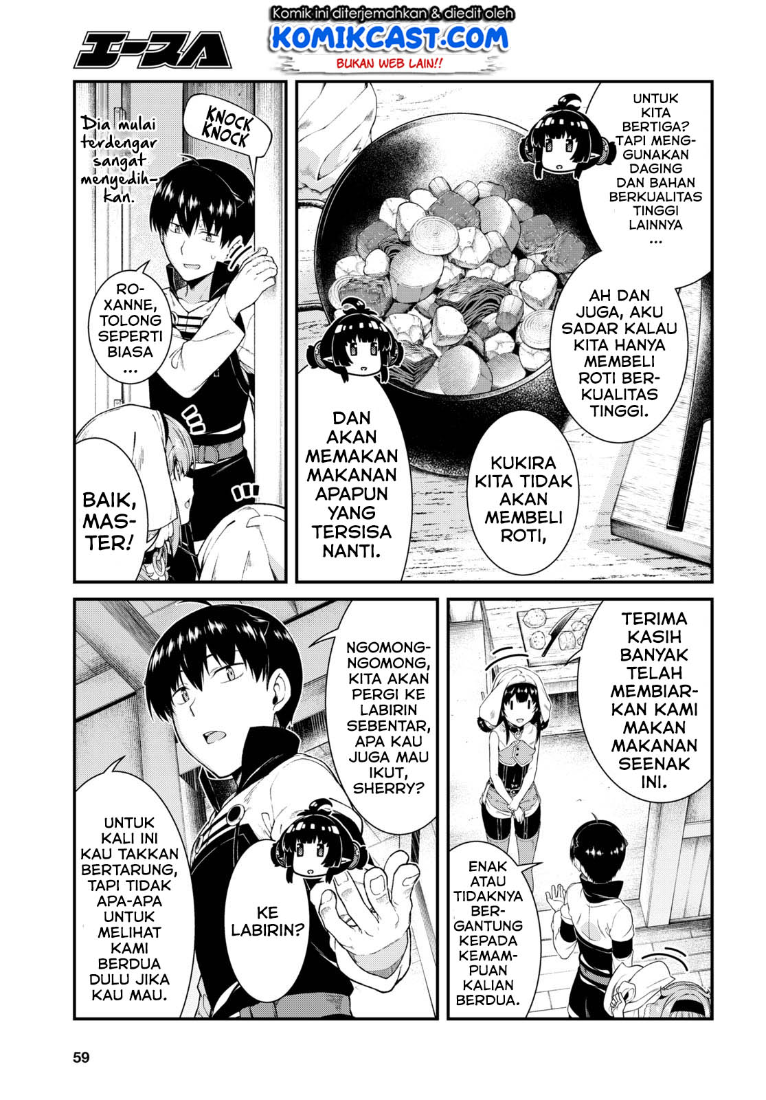 Isekai Meikyuu De Harem Wo Chapter 40 Halaman 5