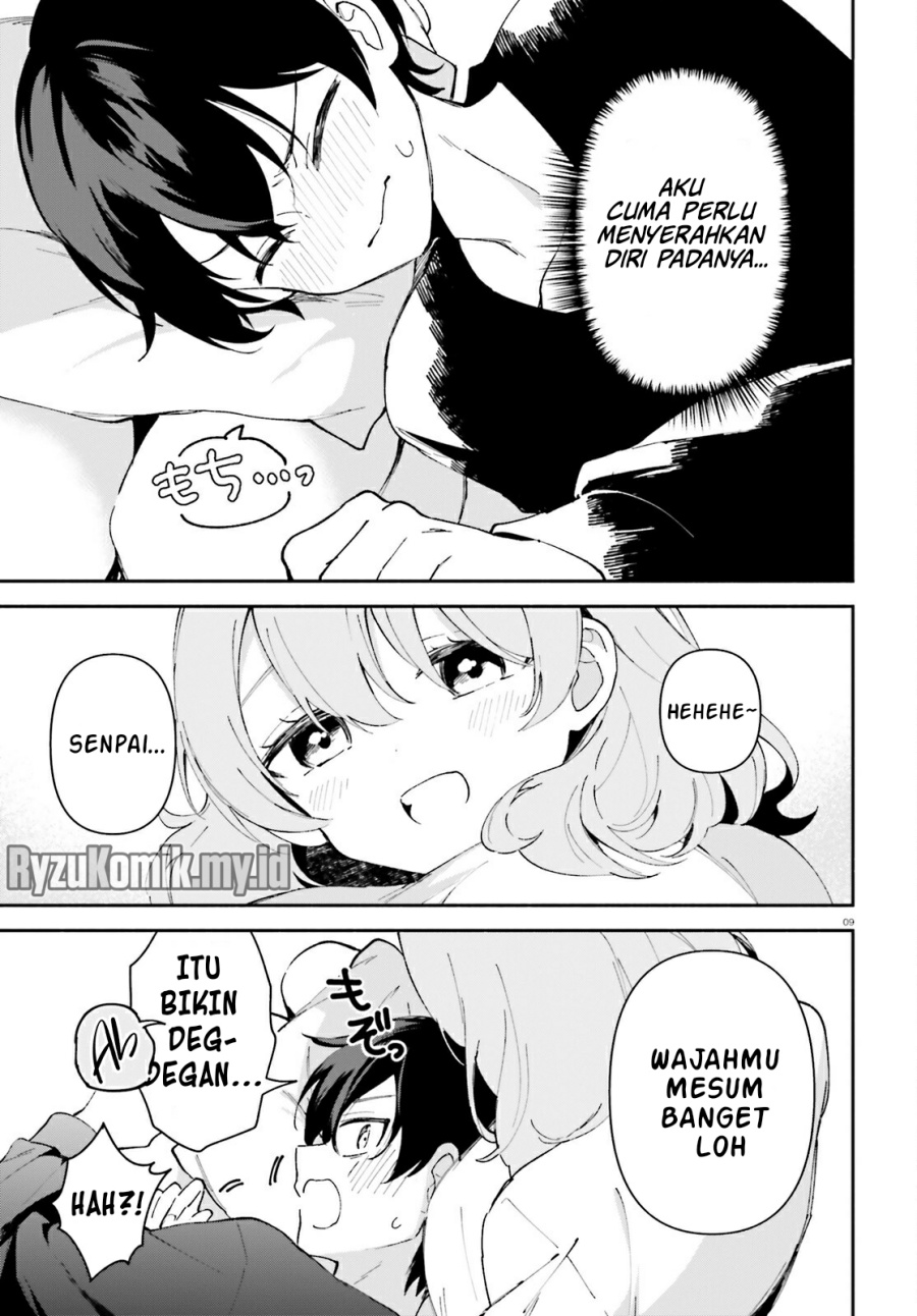 Issho Ni Netaindesu Yo Ne Senpai To Amaku Sasayakarete Konya Mo Nemurenai Chapter 3 Halaman 9
