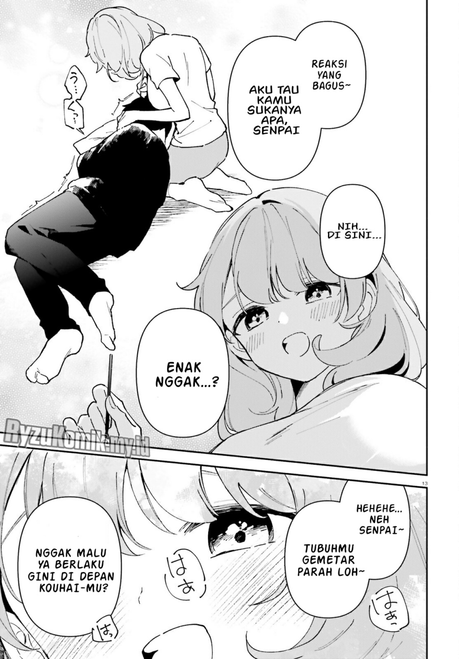 Issho Ni Netaindesu Yo Ne Senpai To Amaku Sasayakarete Konya Mo Nemurenai Chapter 3 Halaman 13