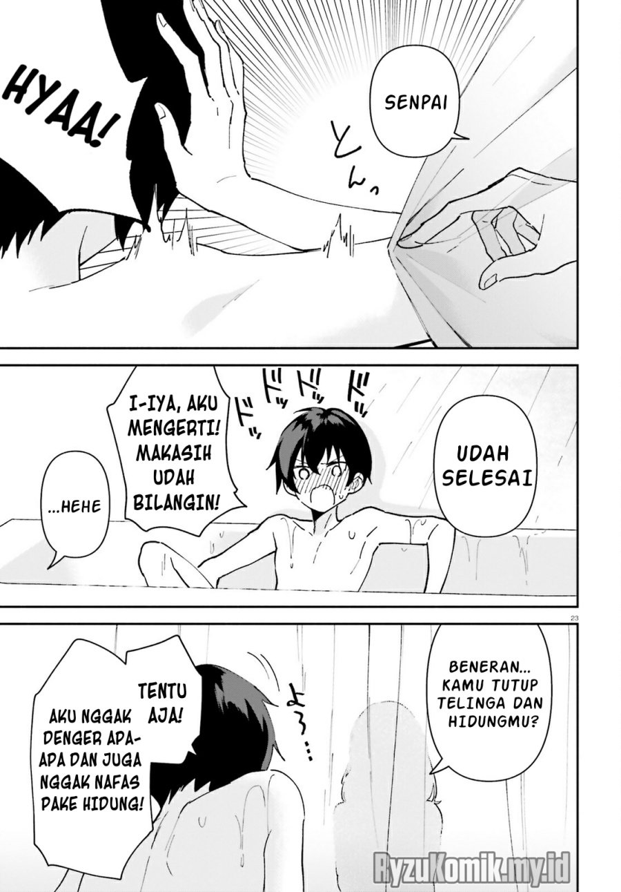 Issho Ni Netaindesu Yo Ne Senpai To Amaku Sasayakarete Konya Mo Nemurenai Chapter 3 Halaman 23