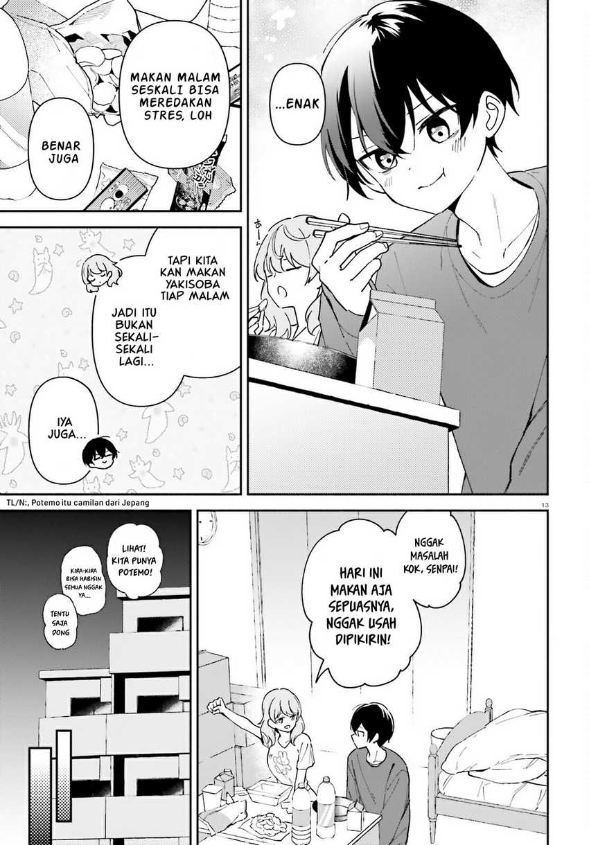 Issho Ni Netaindesu Yo Ne Senpai To Amaku Sasayakarete Konya Mo Nemurenai Chapter 4 Halaman 14