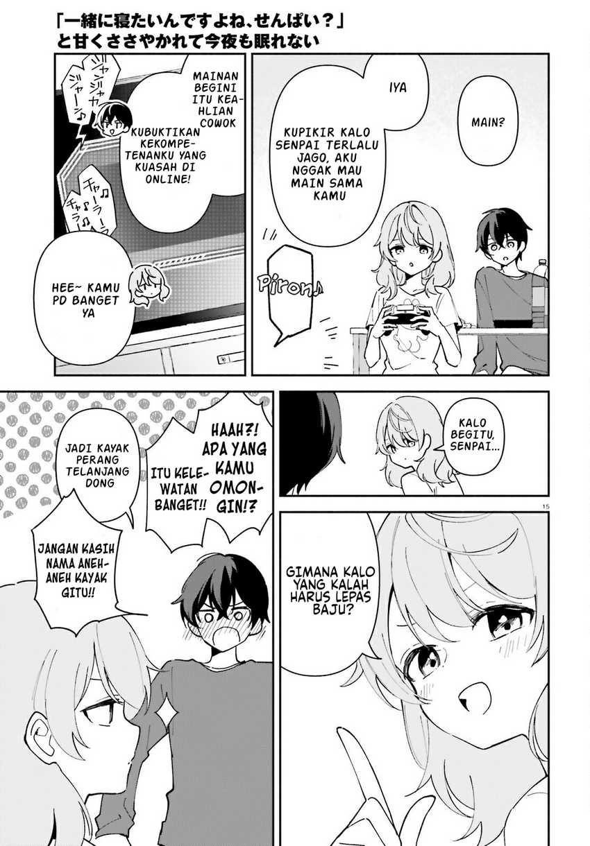 Issho Ni Netaindesu Yo Ne Senpai To Amaku Sasayakarete Konya Mo Nemurenai Chapter 4 Halaman 16