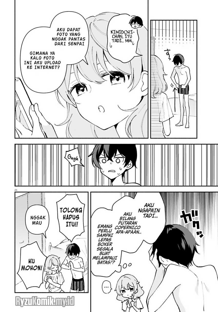 Issho Ni Netaindesu Yo Ne Senpai To Amaku Sasayakarete Konya Mo Nemurenai Chapter 4 Halaman 27