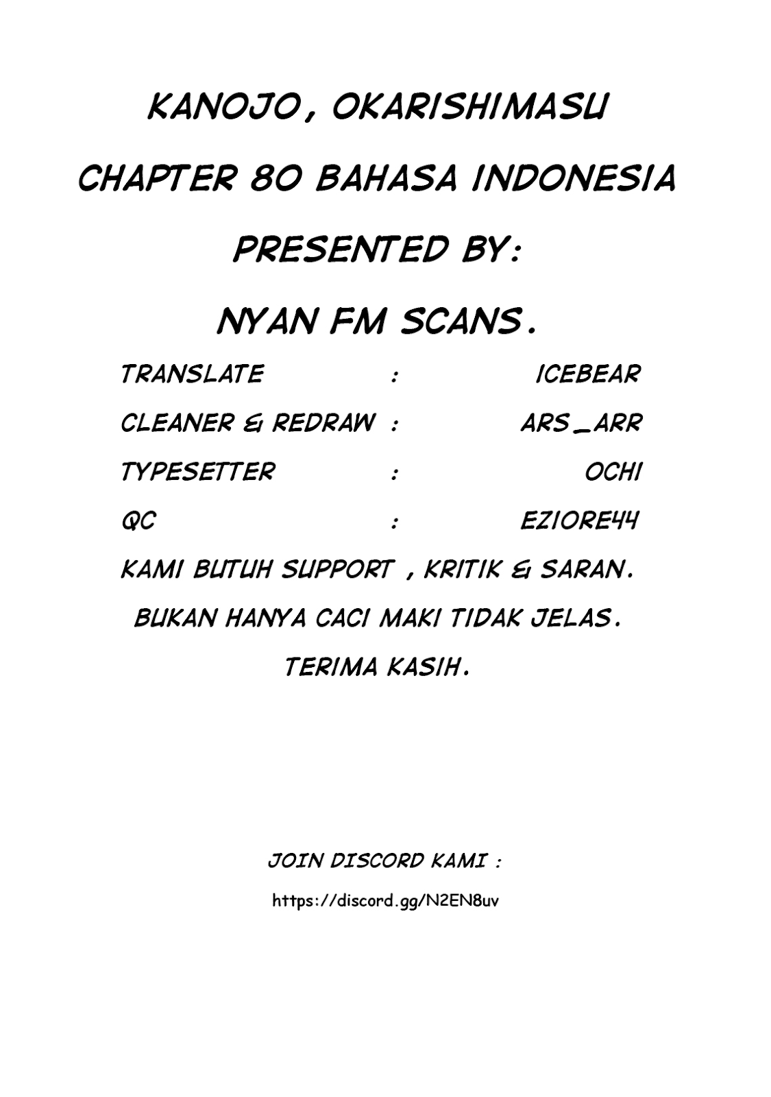 Kanojo Okarishimasu Chapter 80 Halaman 21