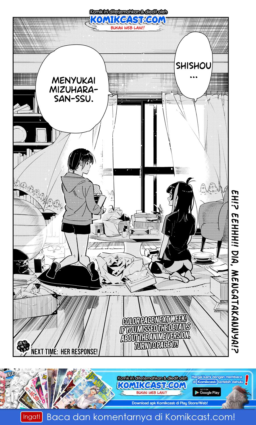 Kanojo Okarishimasu Chapter 121 Halaman 22