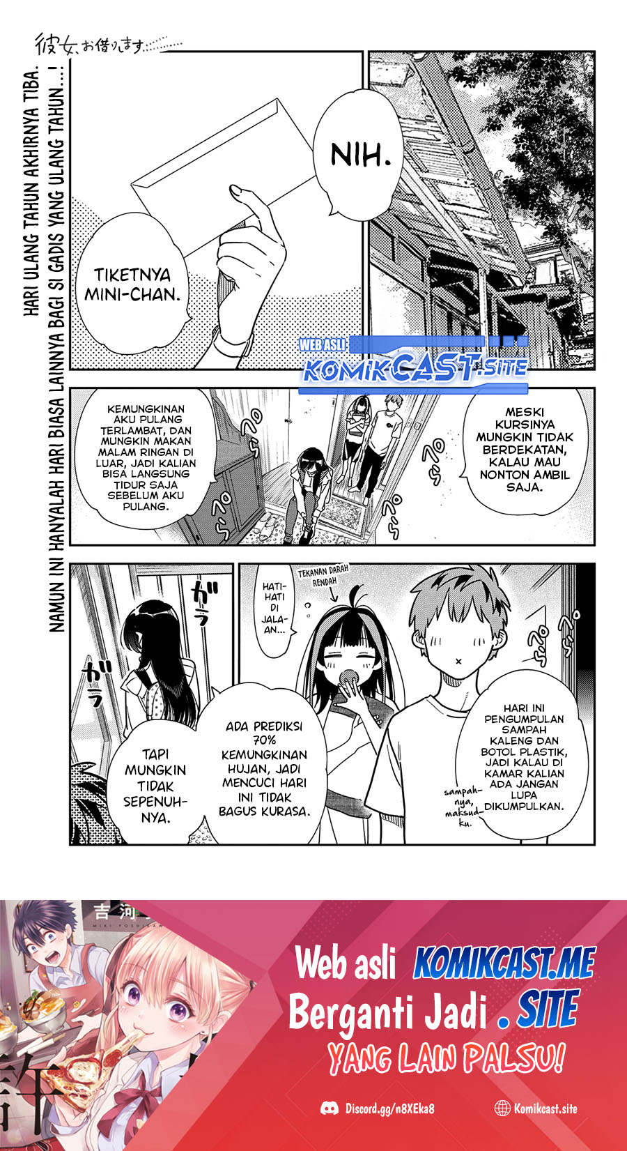 Kanojo Okarishimasu Chapter 265 Halaman 3
