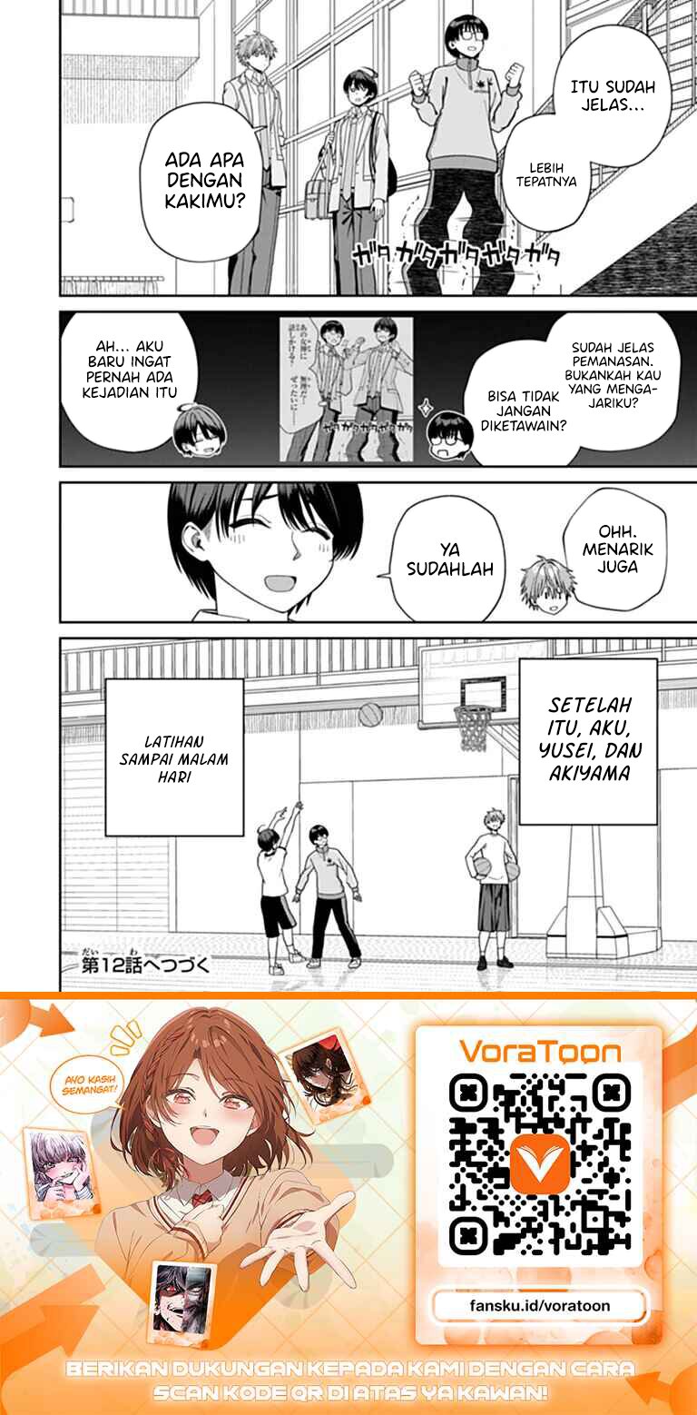Kanojo Ni Shitai Joshi Ichii No Tonari De Mitsuketa Amari Chan Chapter 11.2 Halaman 12