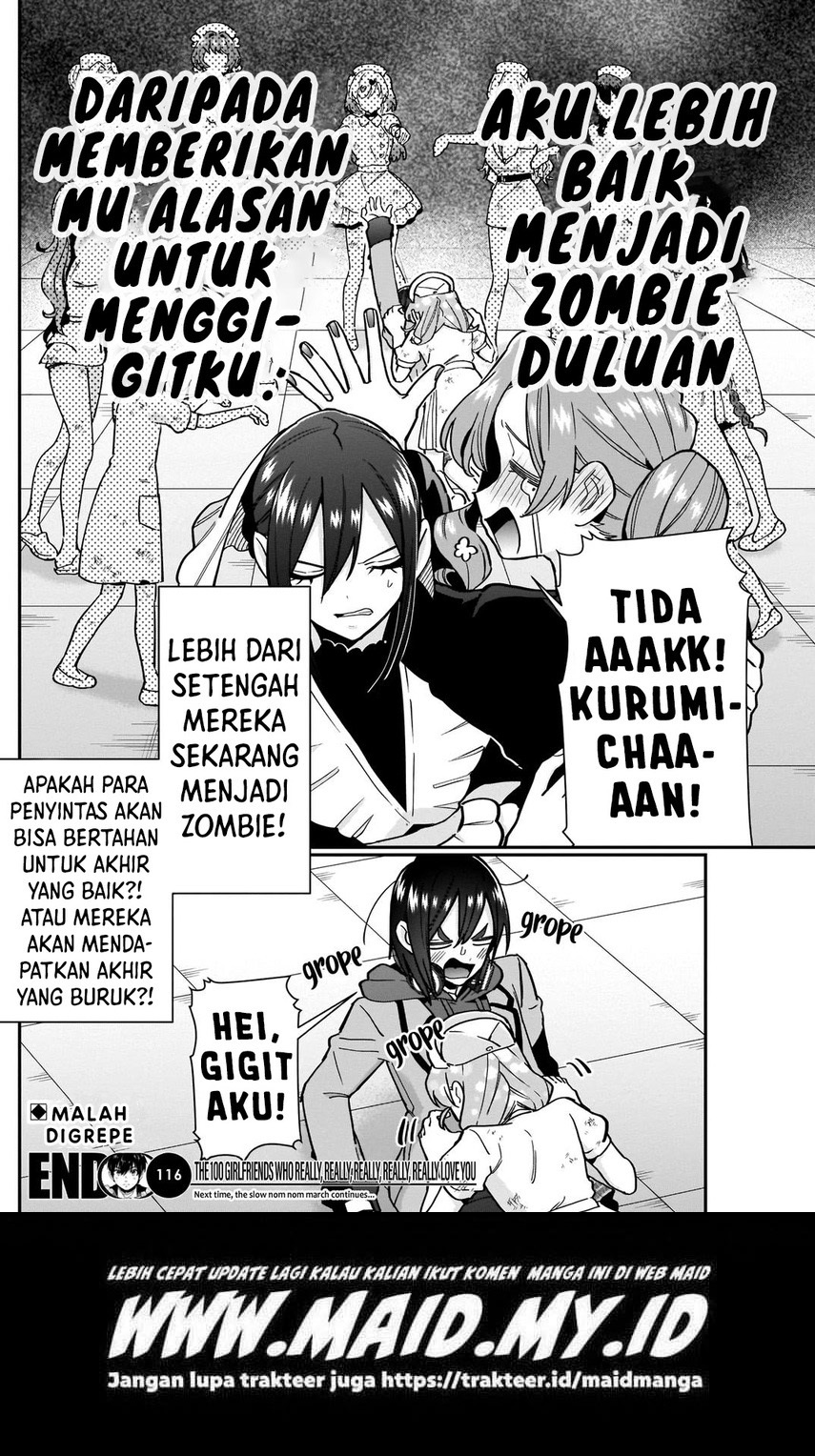 Kimi No Koto Ga Dai Dai Dai Dai Daisuki Na 100 Ri No Kanojo Chapter 116 Halaman 22