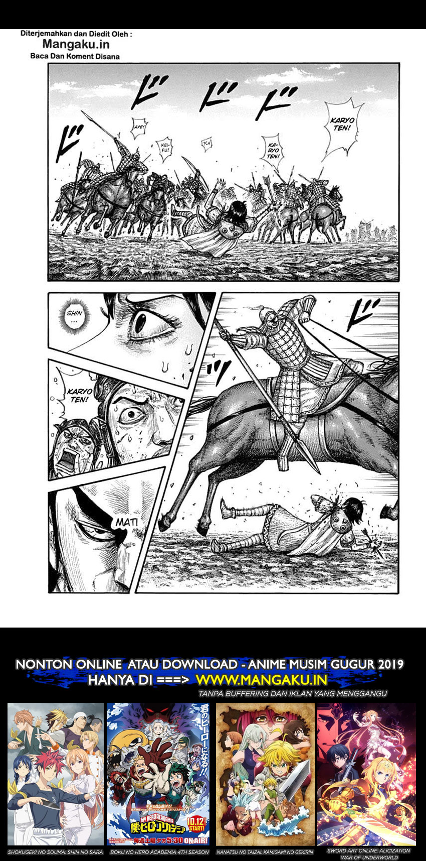 Kingdom Chapter 618 Halaman 2