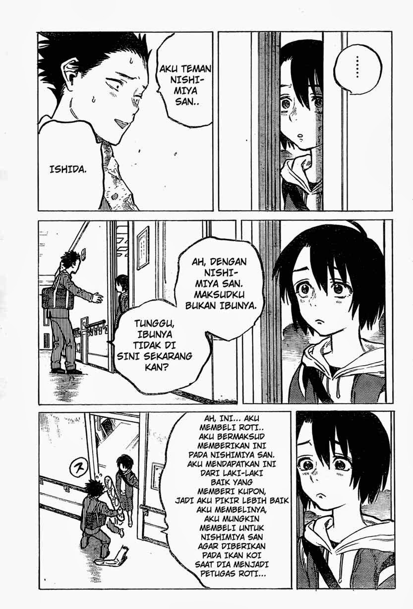 Koe No Katachi Chapter 8 Halaman 14