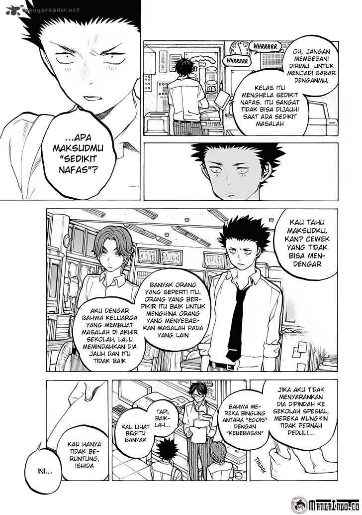 Koe No Katachi Chapter 35 Halaman 9