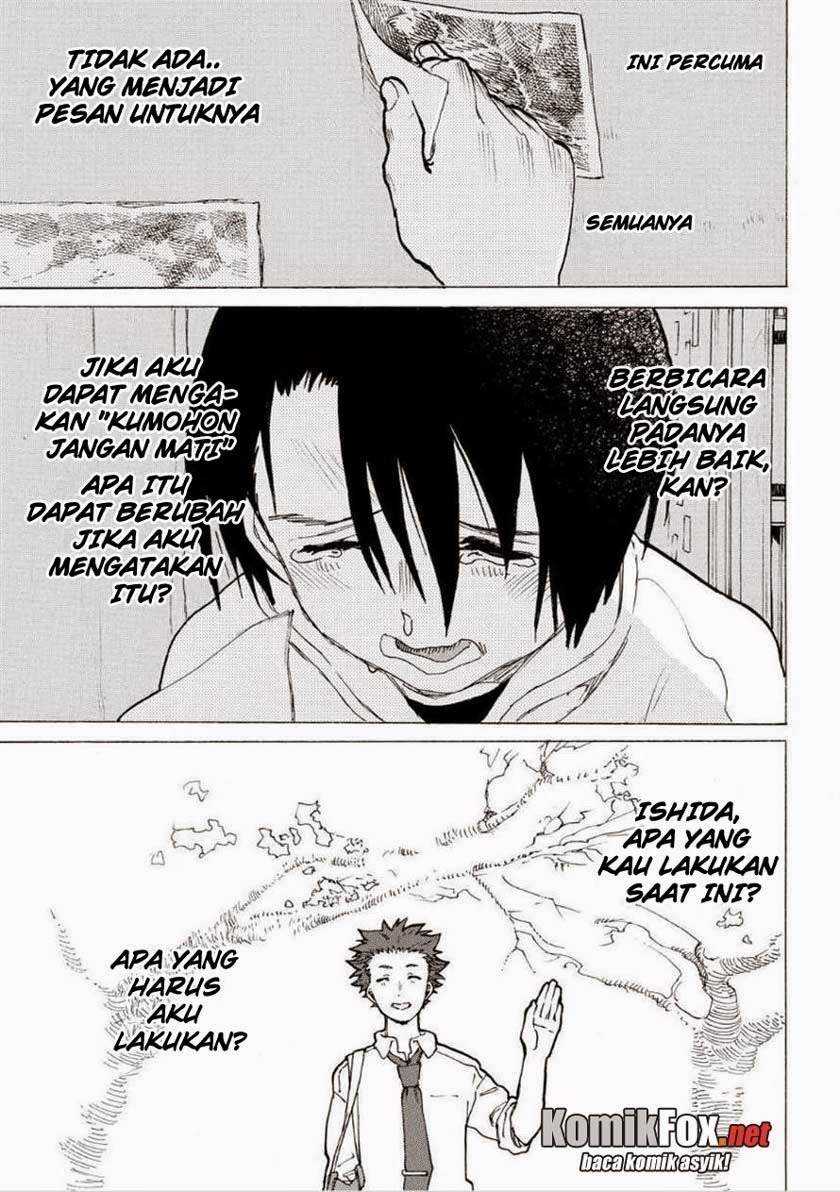 Koe No Katachi Chapter 45 Halaman 14