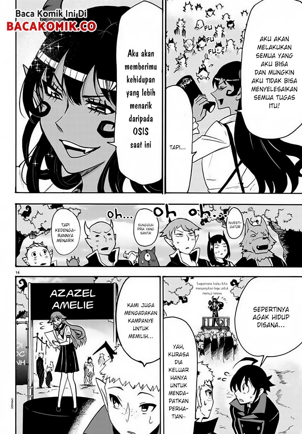 Mairimashita Iruma Kun Chapter 50 Halaman 15