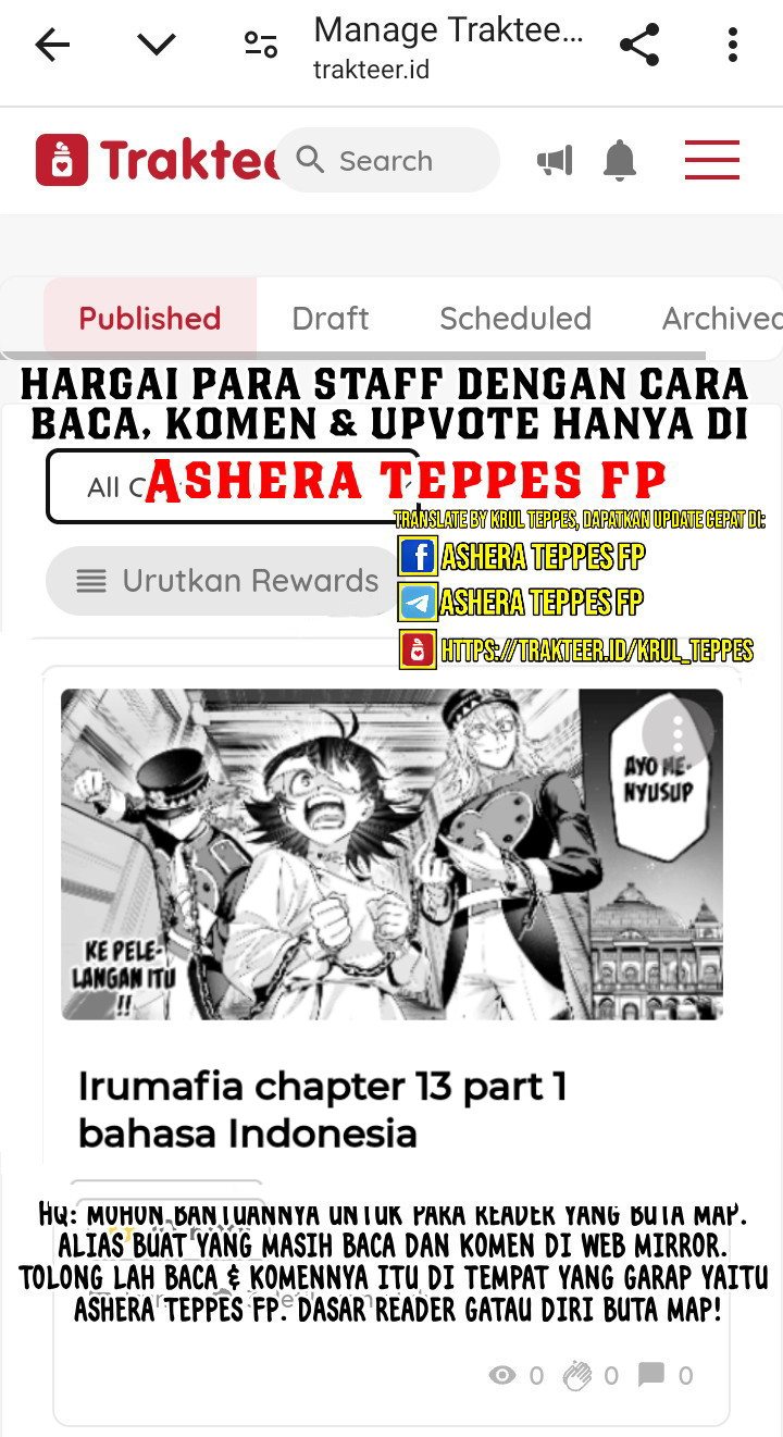 Mairimashita Iruma Kun If Episode Of Mafia Chapter 9.2 Halaman 29