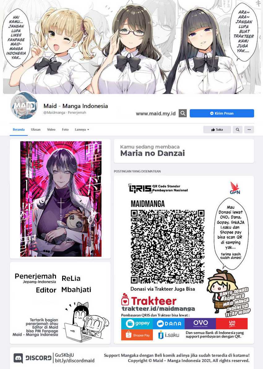 Maria No Danzai Chapter 16 Halaman 2