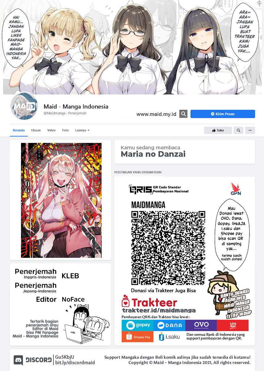 Maria No Danzai Chapter 28 Halaman 2