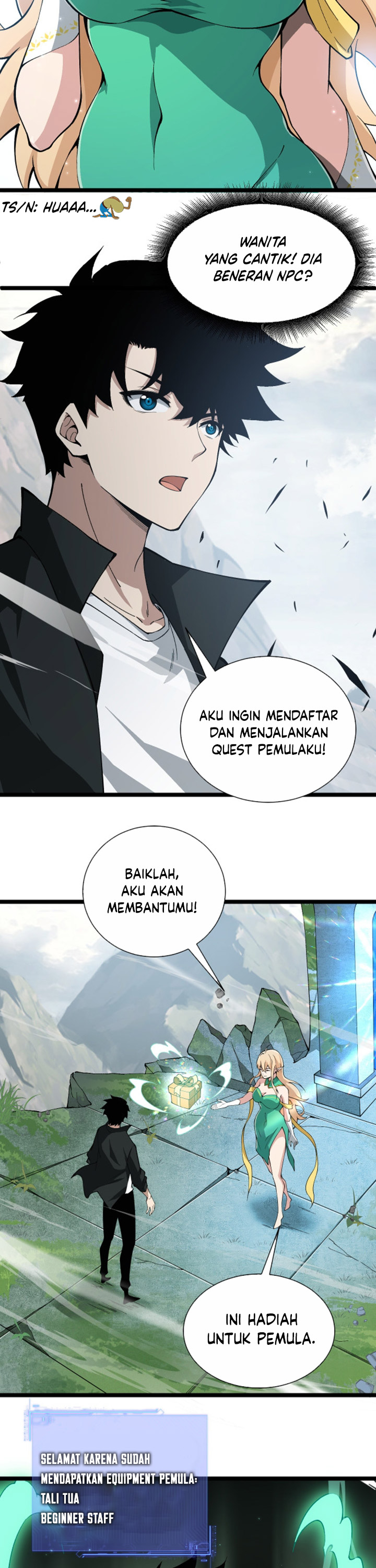 Maxed Strength Necromancer Chapter 1 Halaman 22