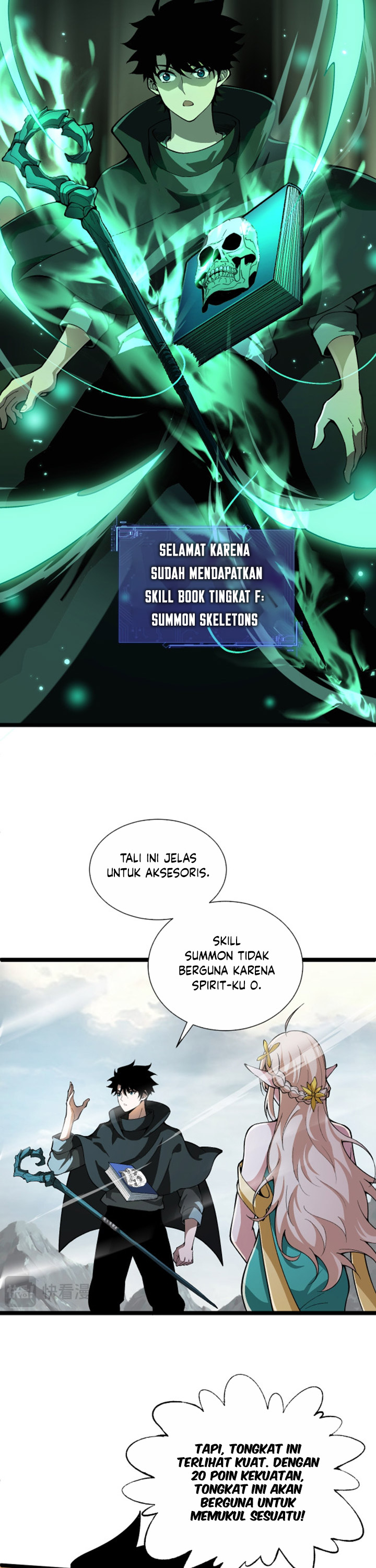 Maxed Strength Necromancer Chapter 1 Halaman 23